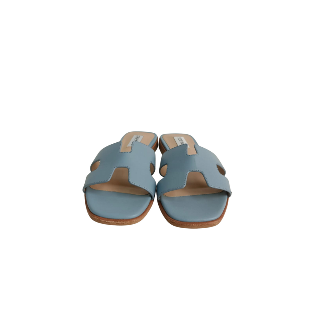 Steve Madden Blue Hadyn Sandals | Gently Used |