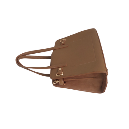 Dune London Camel Dinidefine Suede Belted Grab Bag | Gently Used |