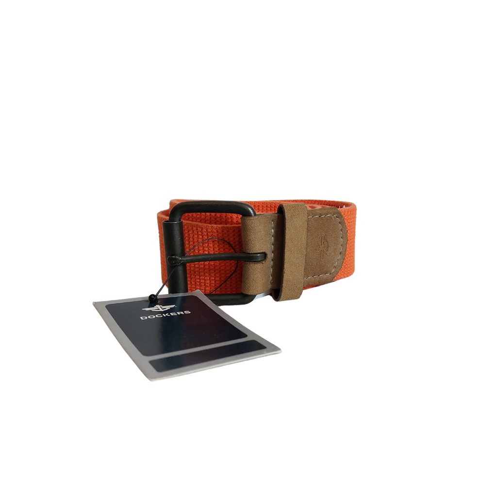 Docker's Men's Orange Belt | Brand New |