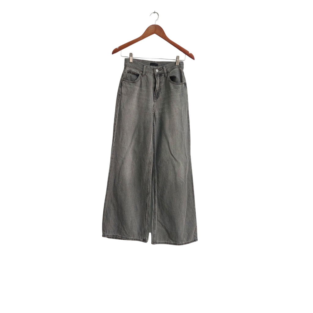 Uniqlo Grey Wide Leg Pants | Like New |