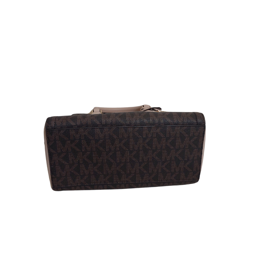 Michael Kors Ayden Medium Leather Dome Satchel Bag | Pre Loved |