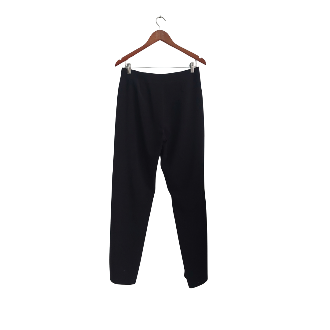 Gerard Darel Black With Beige Buttons Wide Leg Pants | Gently Used |