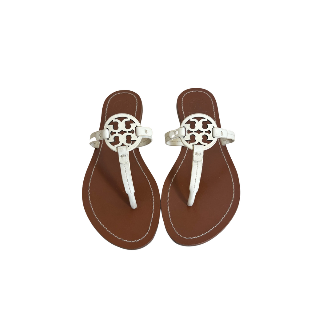 Tory Burch Ivory Gabriel Thong  | Pre Loved |