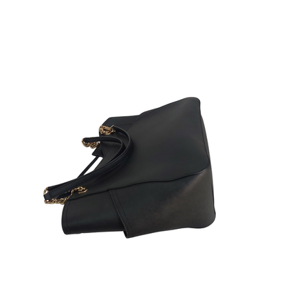 Michael Kors Black Jet Set Large Saffiano Leather Shoulder Bag | Gently Used |