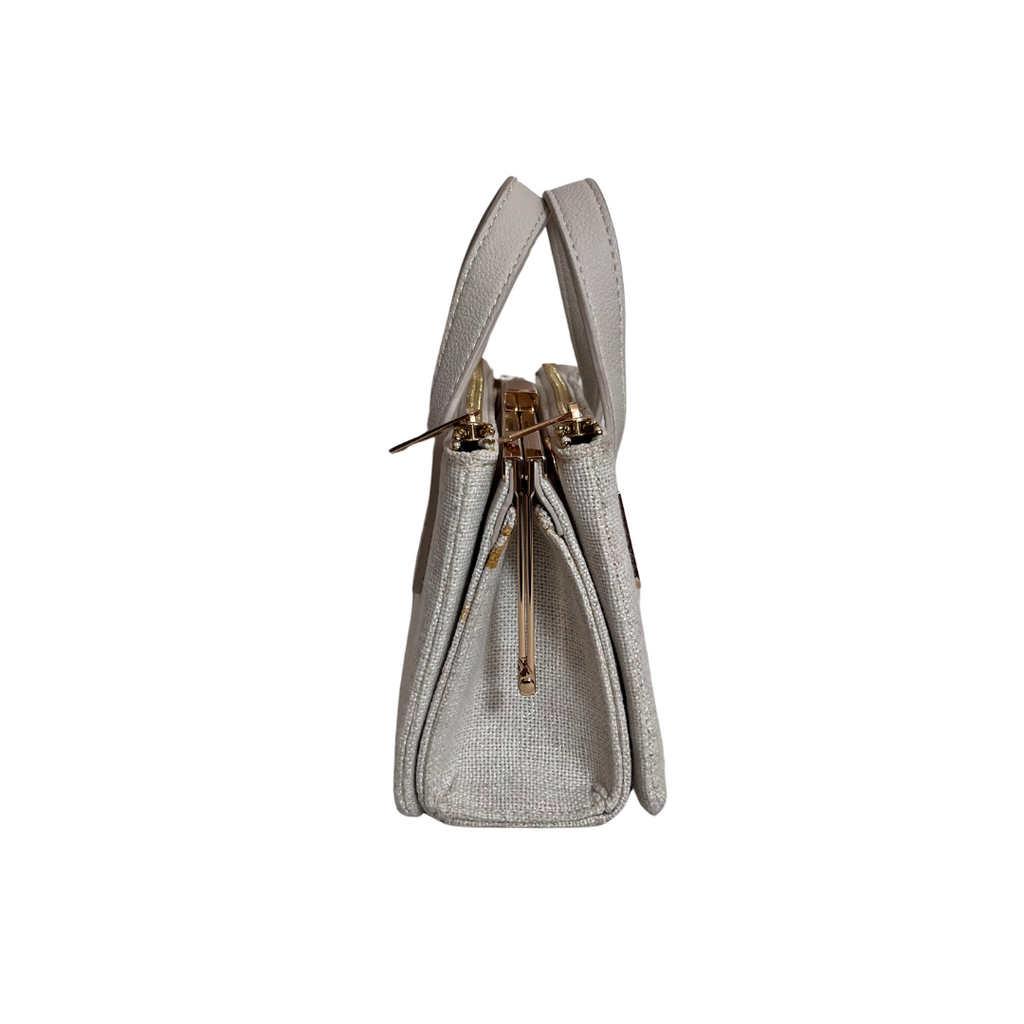 DUNE Cream Canvas  'DONNAO' Small Handbag | Gently Used |