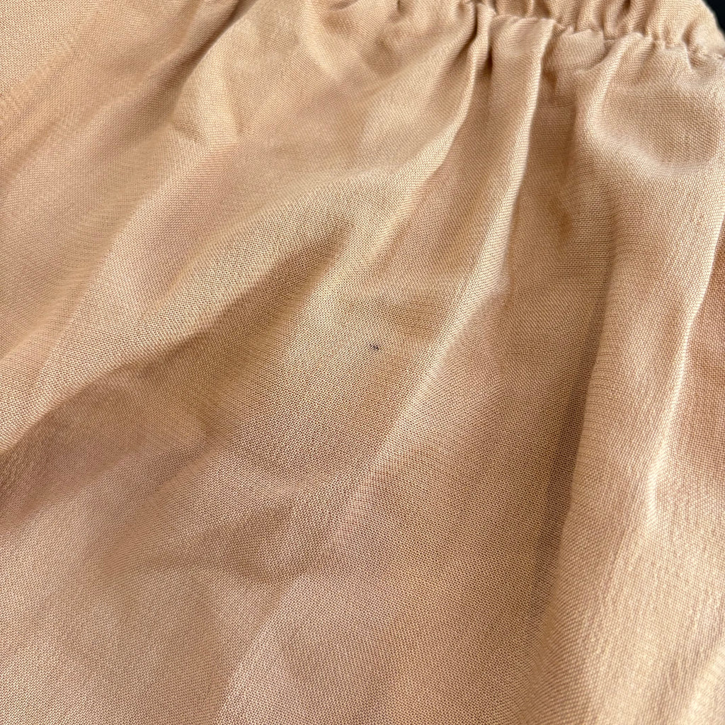 Mango Dusty Pink Pleated Lace Elastic Waist Top | Gently used |