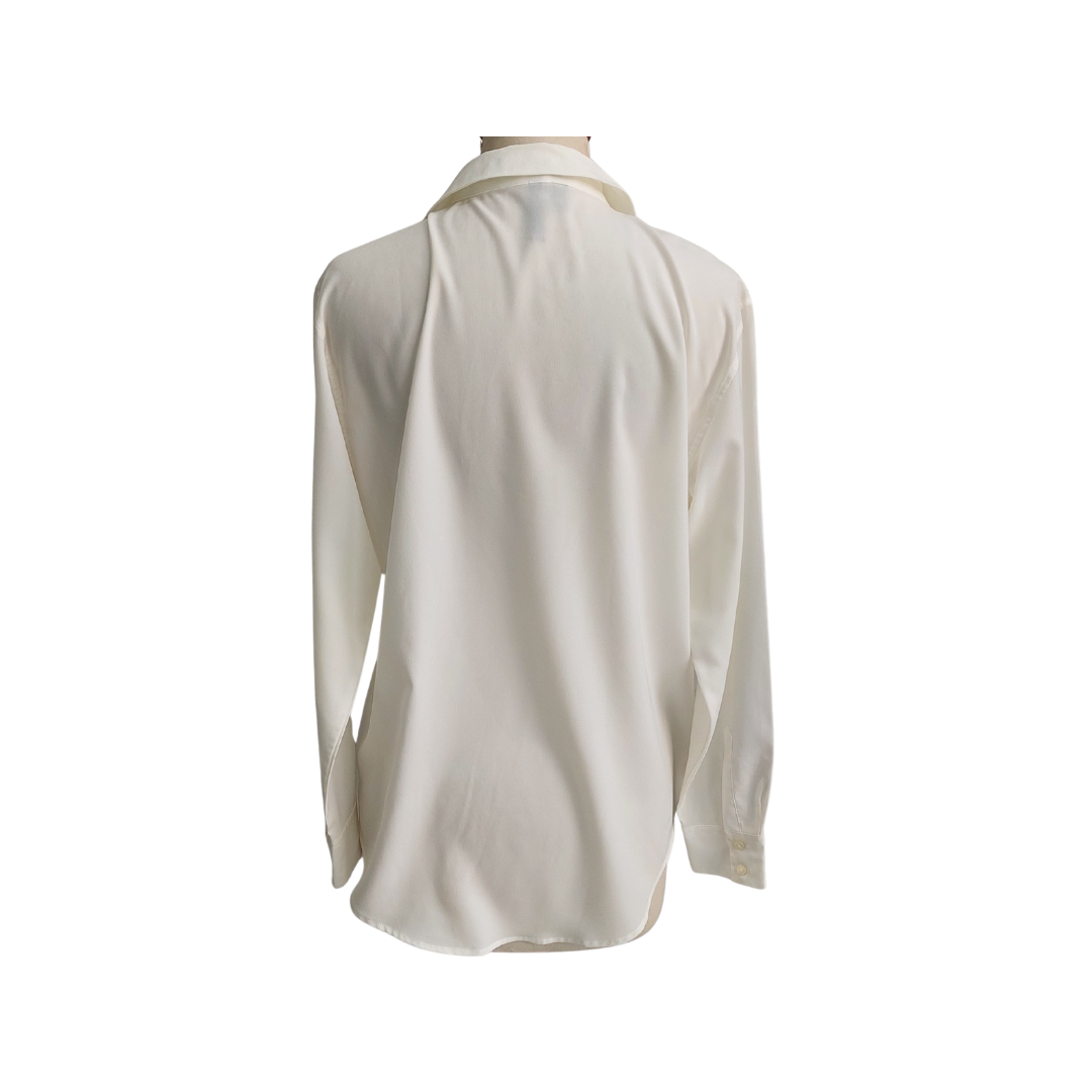 Mango White Button Down Shirt | Gently Used |
