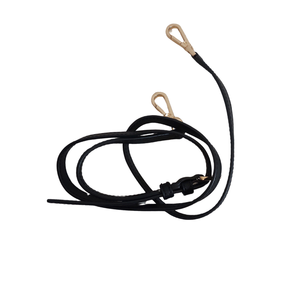 Michael Kors Black Gold Chain Leather Crossbody Bag | Gently Used |