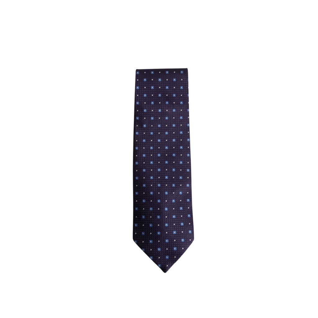 Jos. A. Bank. Men's Purple Silk Dotted Tie | Brand New |
