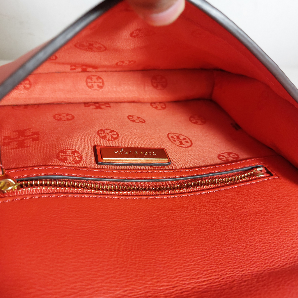 Tory Burch Alexa Red Convertible Shoulder Bag | Pre Loved |