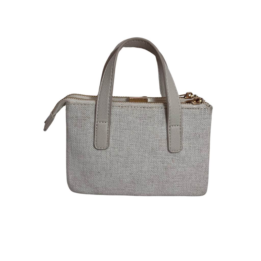 DUNE Cream Canvas  'DONNAO' Small Handbag | Gently Used |