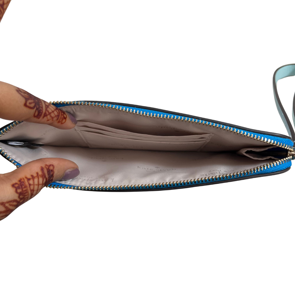 Kate Spade Sky Blue Slim Wristlet | Like New |