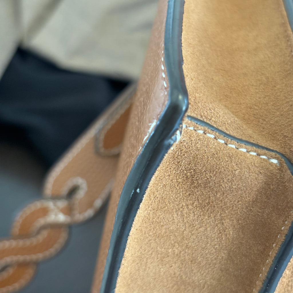 Tory Burch Tan Leather Miller Flap Shoulder Bag | Gently Used |