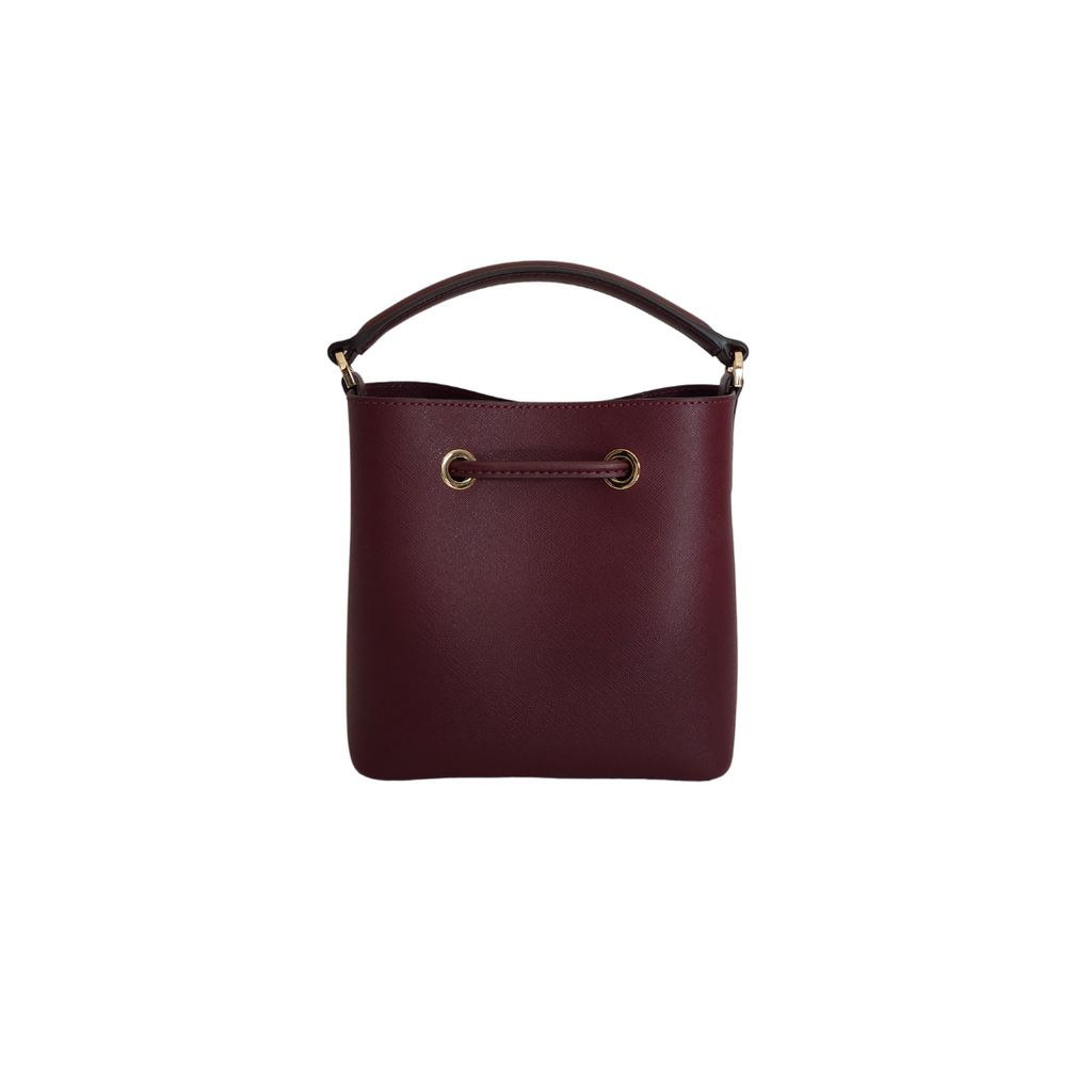 Michael Kors Merlot 'Suri Leather Small Bucket Bag | Like New |