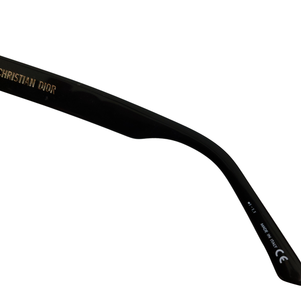 Christian Dior Signature B3U Black Retro Sunglasses | Gently Used |