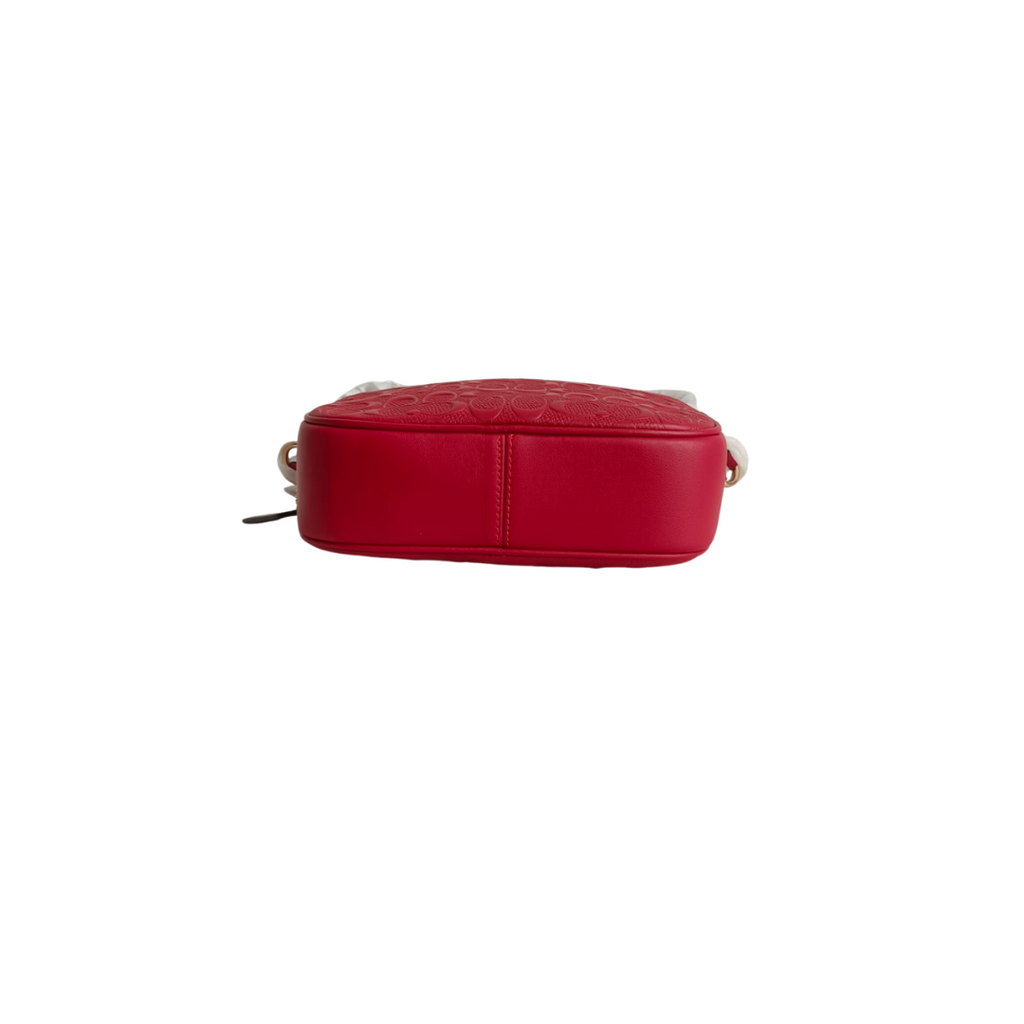 Coach Red Signature Mini Jamie Camera Bag | Like New |