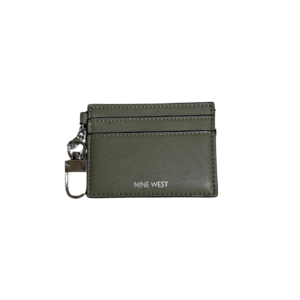 Nine West Leatherette Green Card Holder | Gently Used |