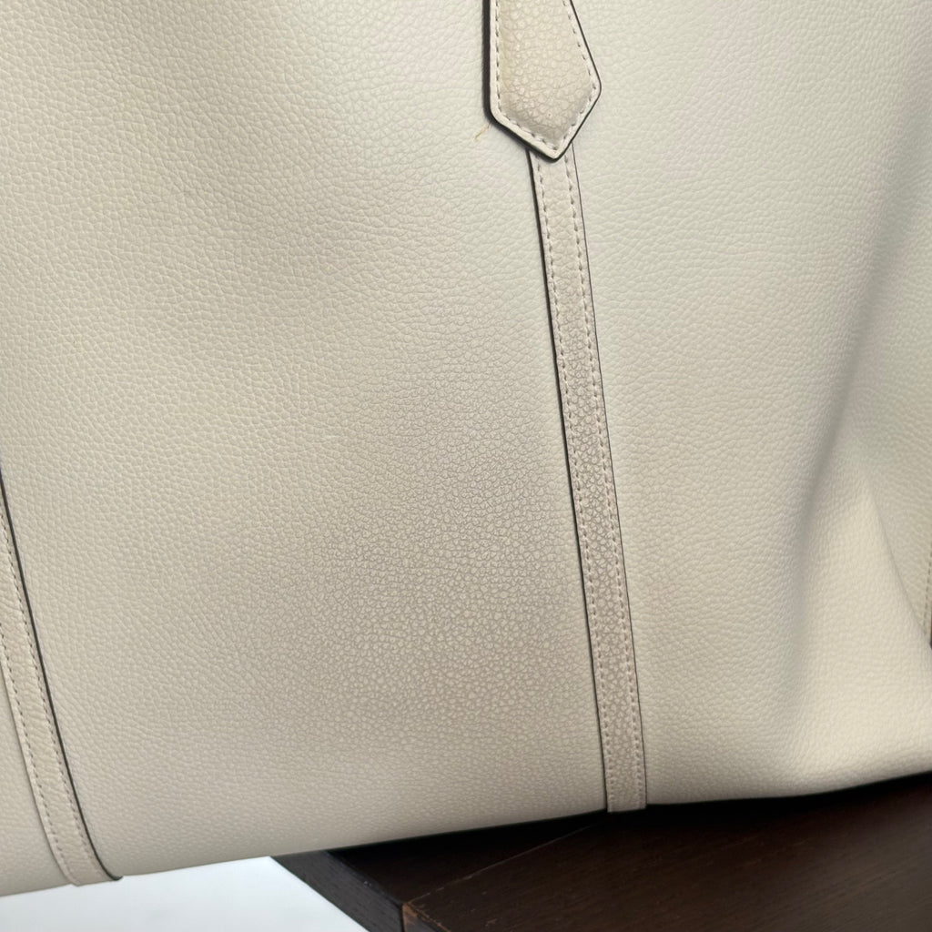 Tory Burch Ivory 'Perry' Triple Compartment Tote Bag | Pre Loved |