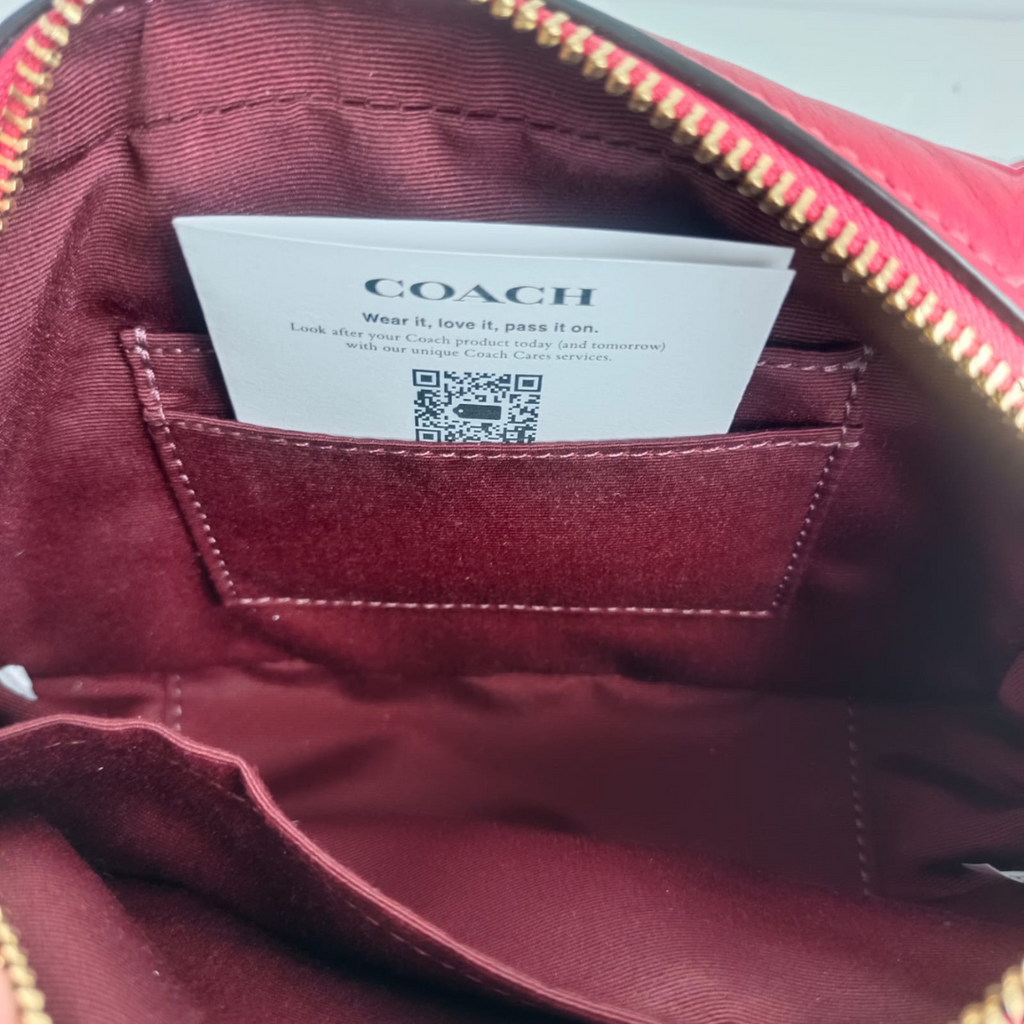 Coach Red Signature Mini Jamie Camera Bag | Like New |