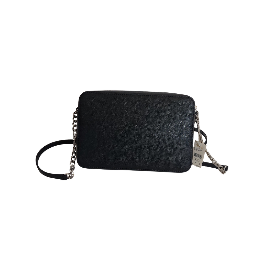 Michael Kors Black Leather Large EW Crossbody Bag | Brand New |