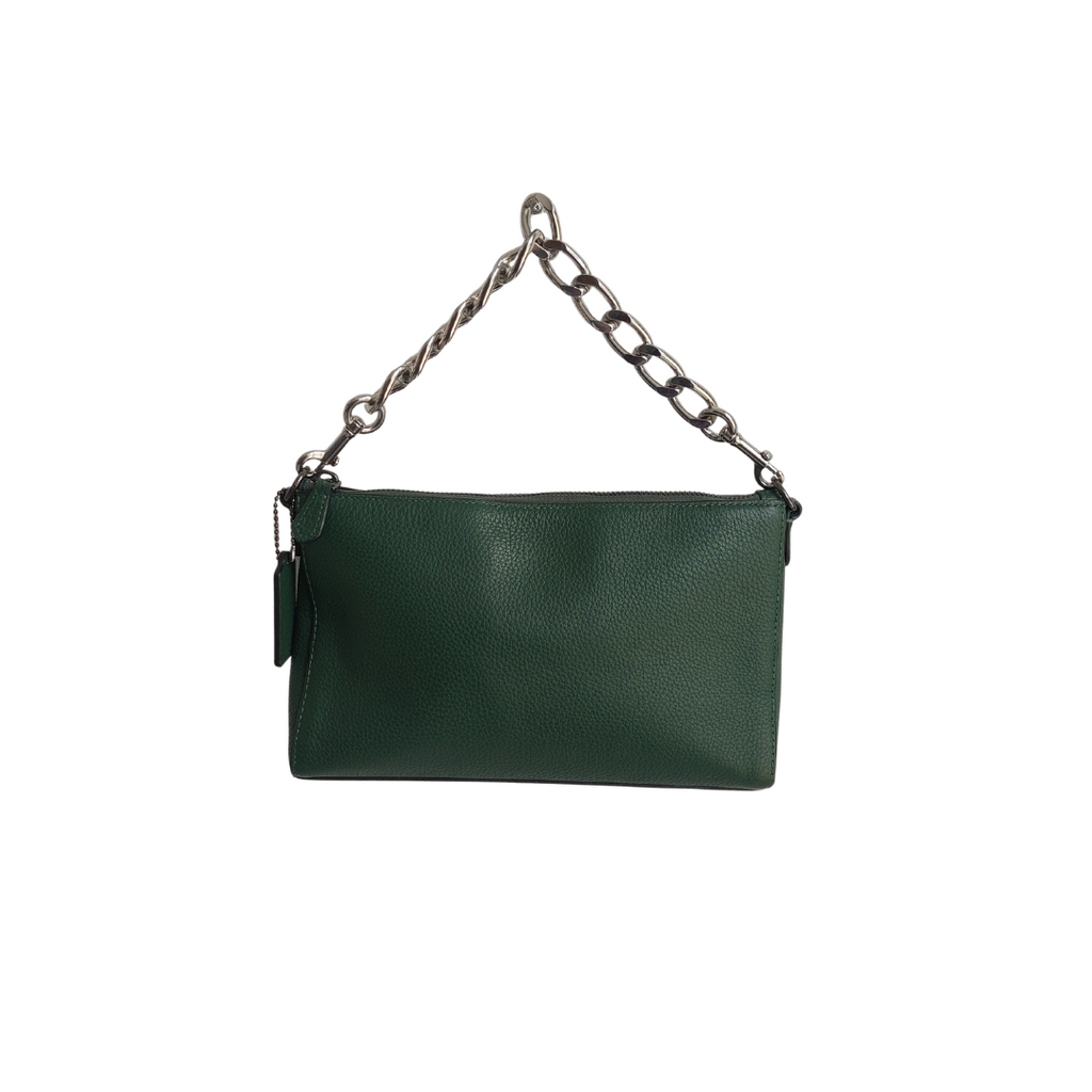 Coach Green Leather Holder Bag | Gently Used |