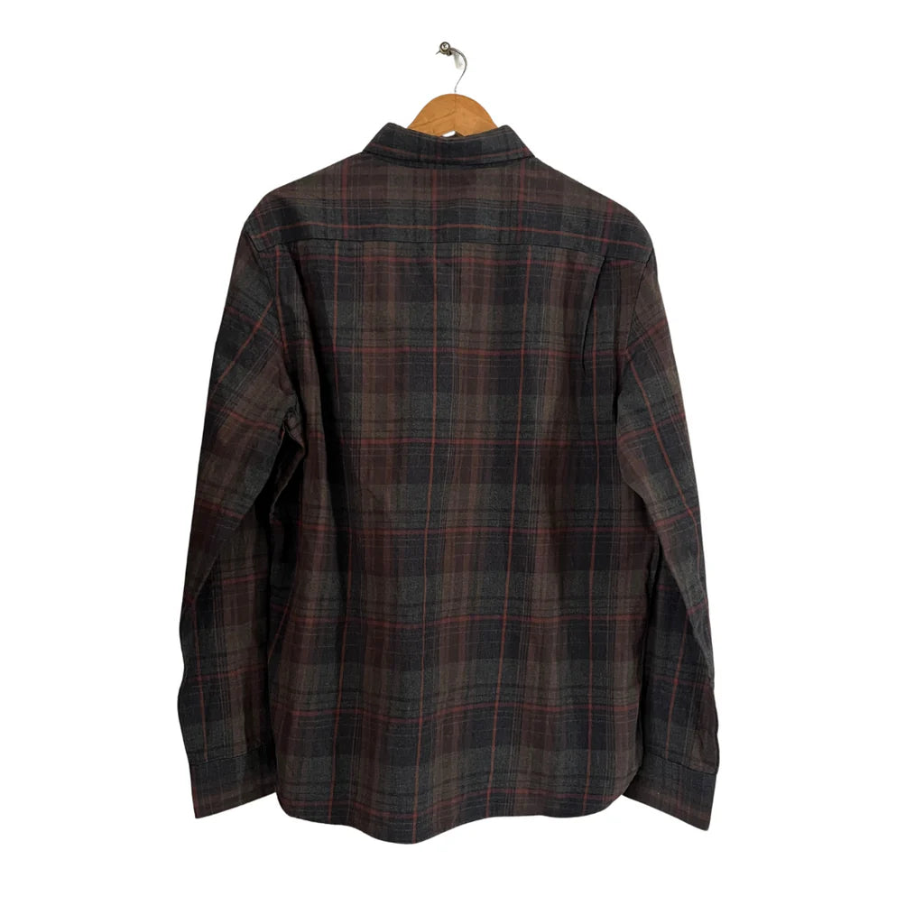 Reserve Brown Flannel Men's Shirt | Brand New |