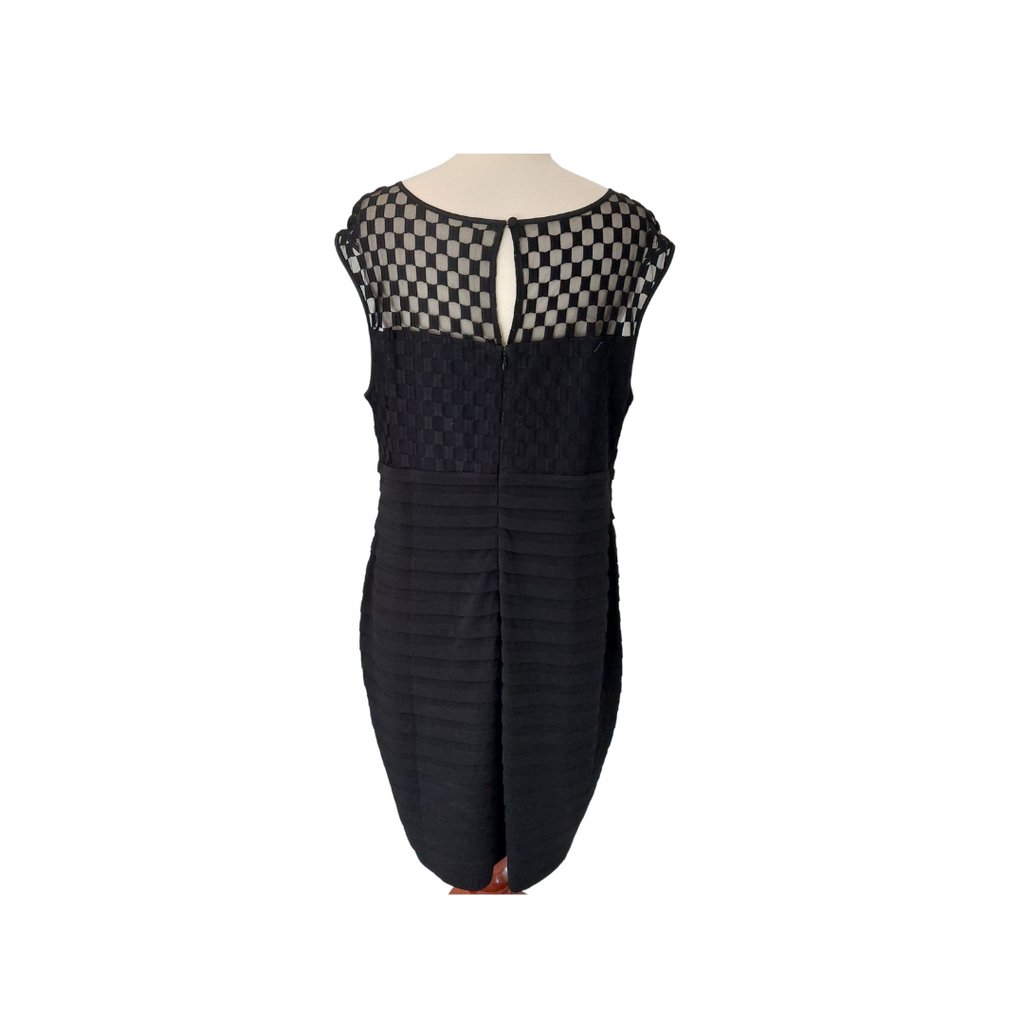Wallis Black Sleeveless Knee Length Shift Dress | Brand New |