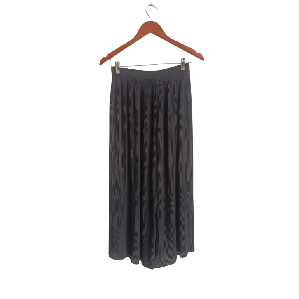 Zara Black Pleated Wide Leg Pants | Gently Used |