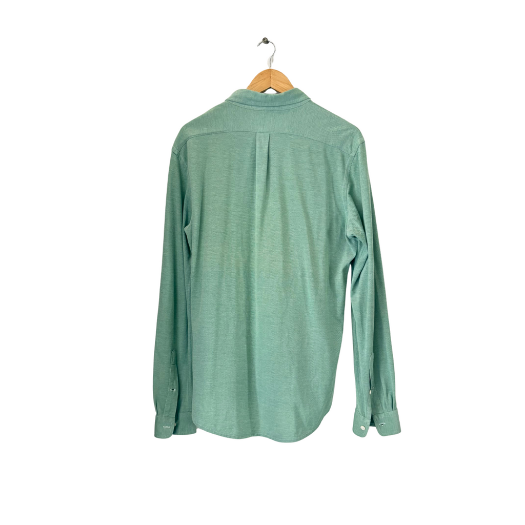 Polo By Ralph Lauren Light Green Collared Men's Shirt | Gently Used |