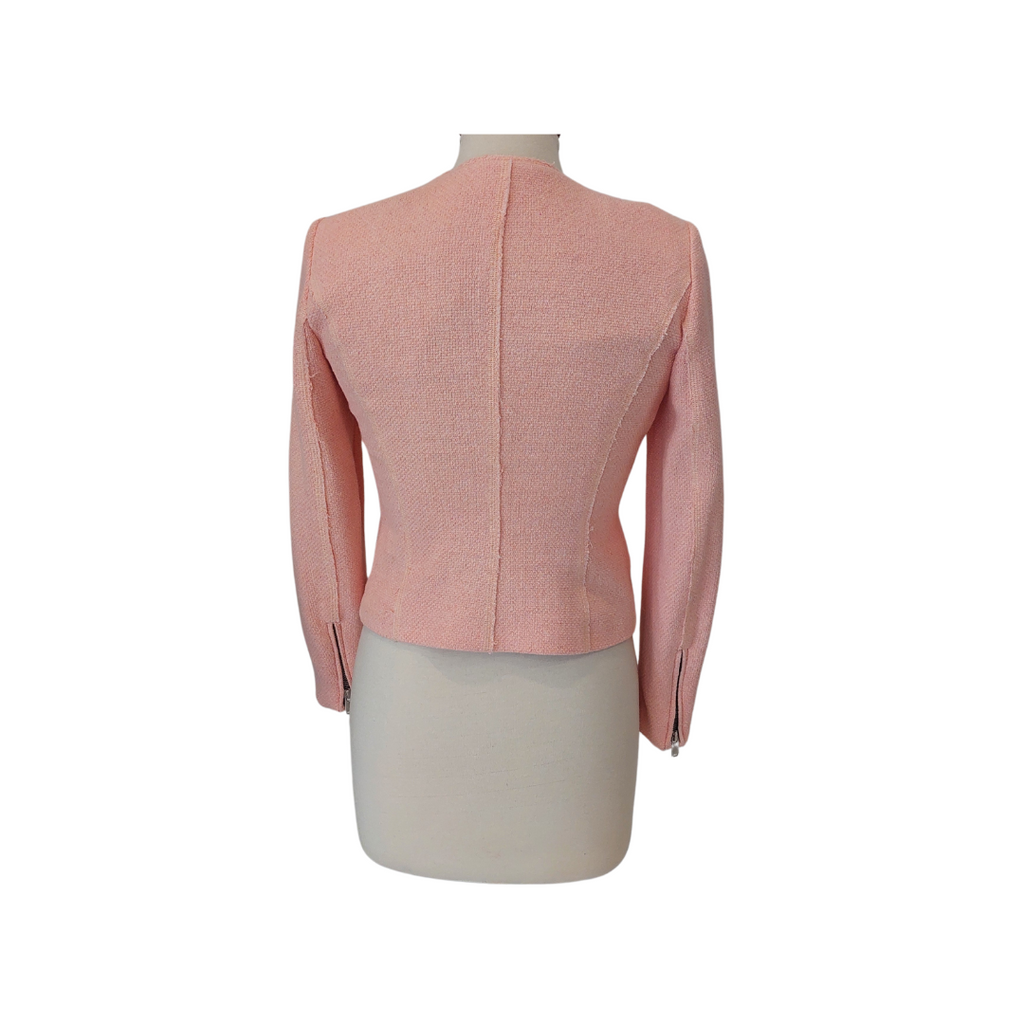 ZARA Light Pink Zip Jacket | Brand New |