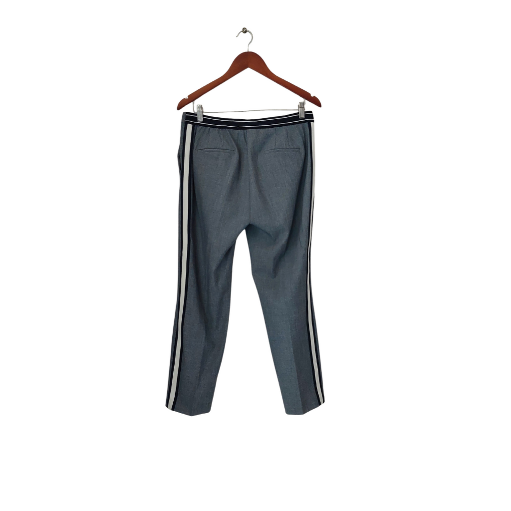 ZARA Grey Side Striped Straight Leg Pants | Gently Used |