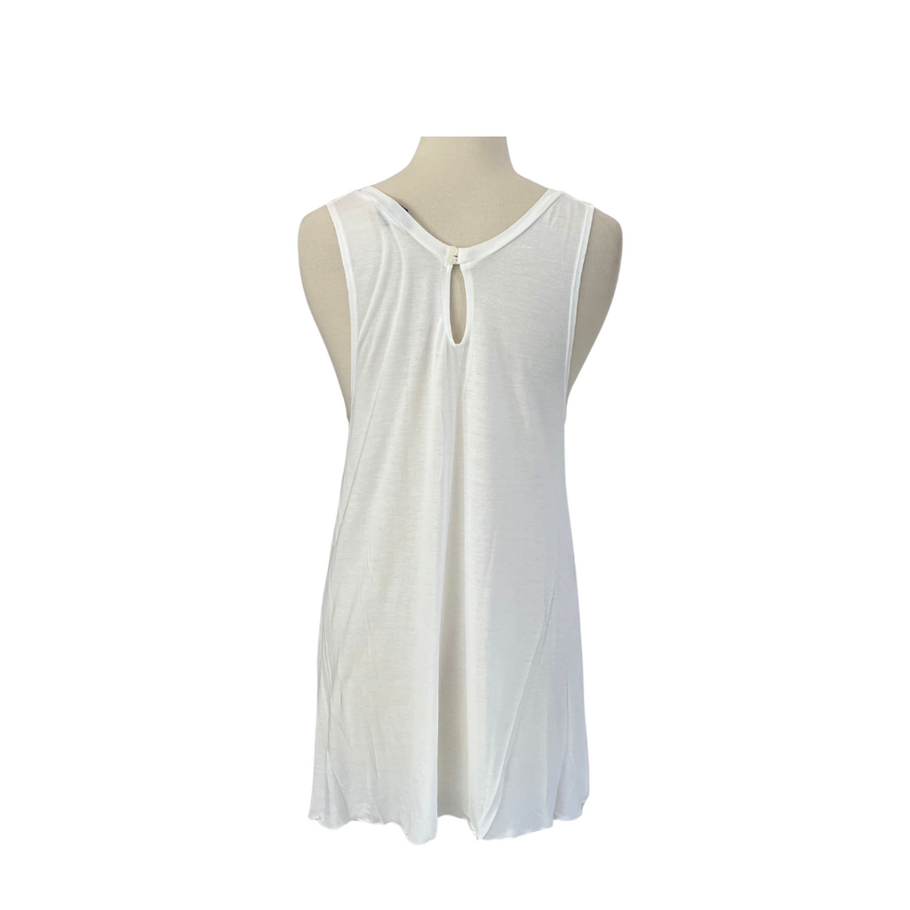 Mango White Sleeveless Dress | Gently Used |