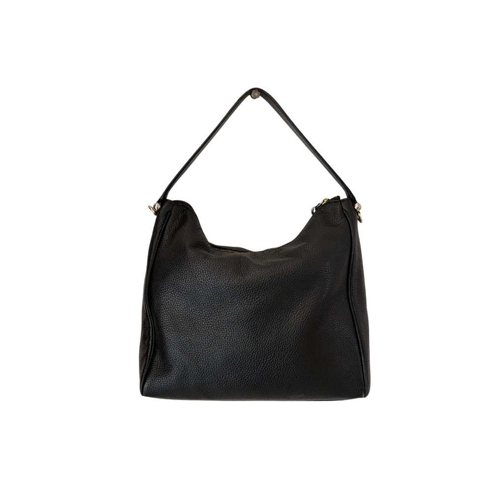 Kate Spade Black Pebbled Leather Shoulder Bag | Pre Loved |