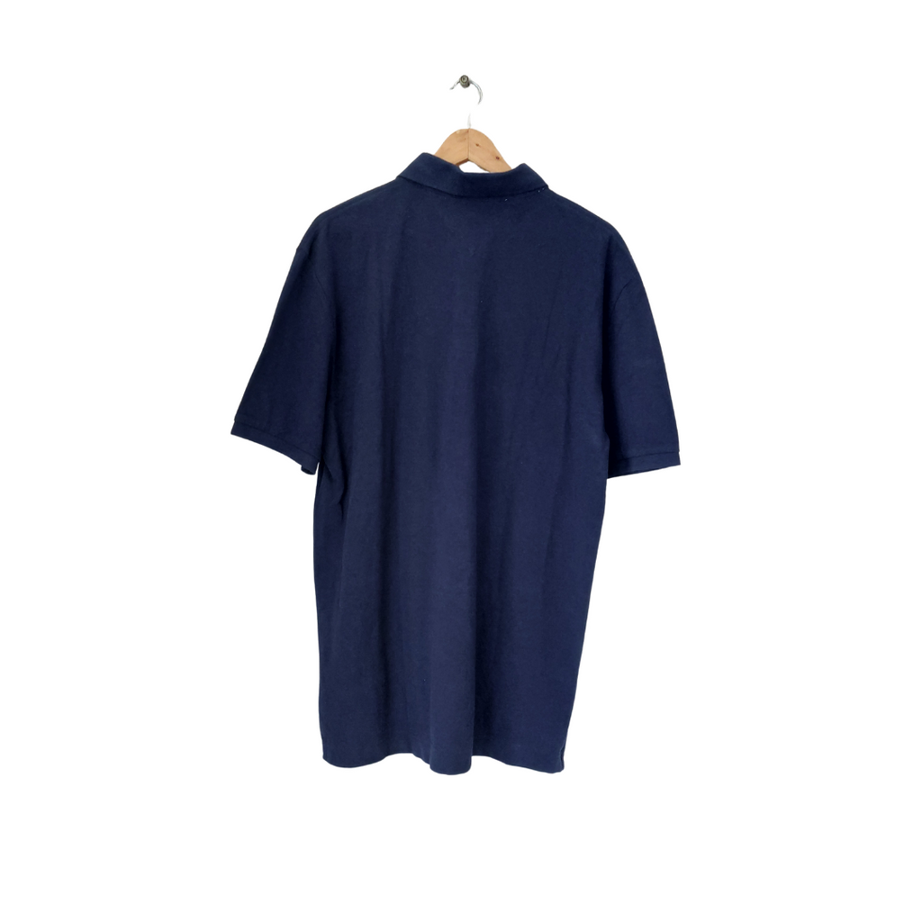 Tommy Hilfiger Navy Logo Men's Polo Shirt | Brand New |