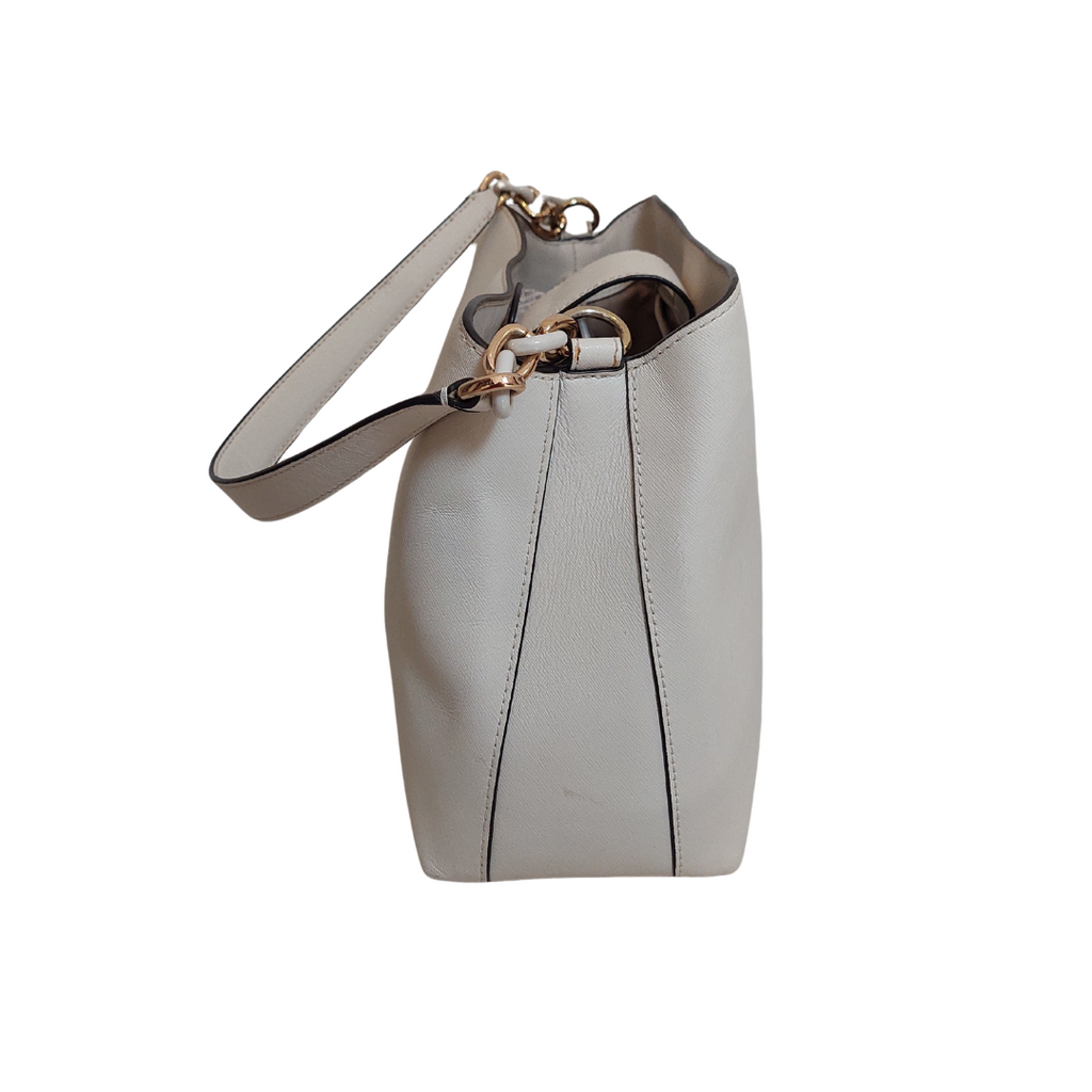 Michael Kors Vanilla Sofia Large East West Leather Satchel Bag | Pre Loved |