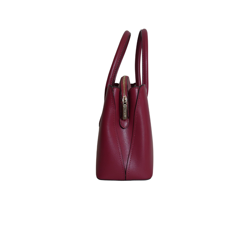Kate Spade Burgundy Leather 'Rory' Medium Satchel Bag | Gently Used |