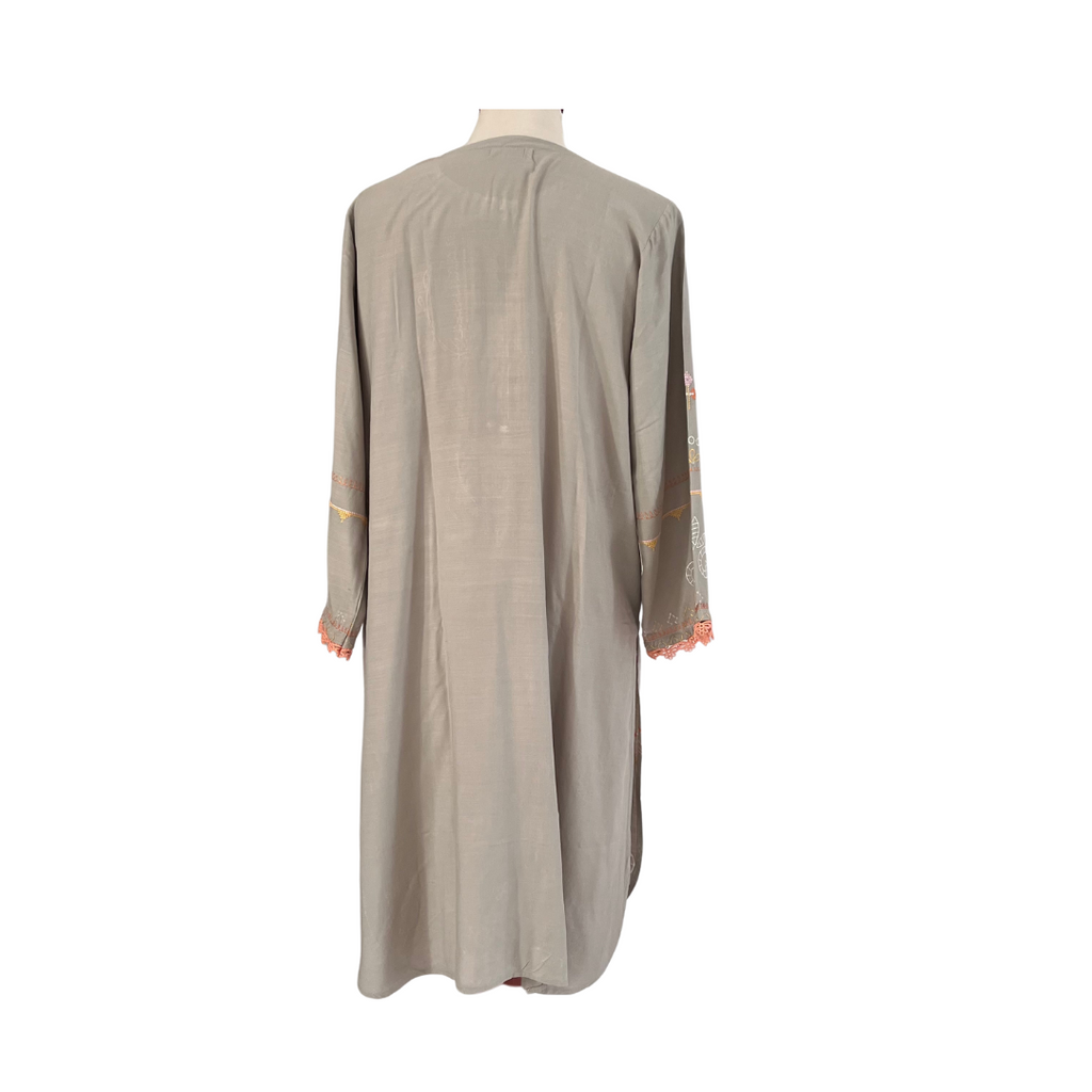 Mishka Grey Thread Embroidered Outfit (3 Pieces) | Gently Used |