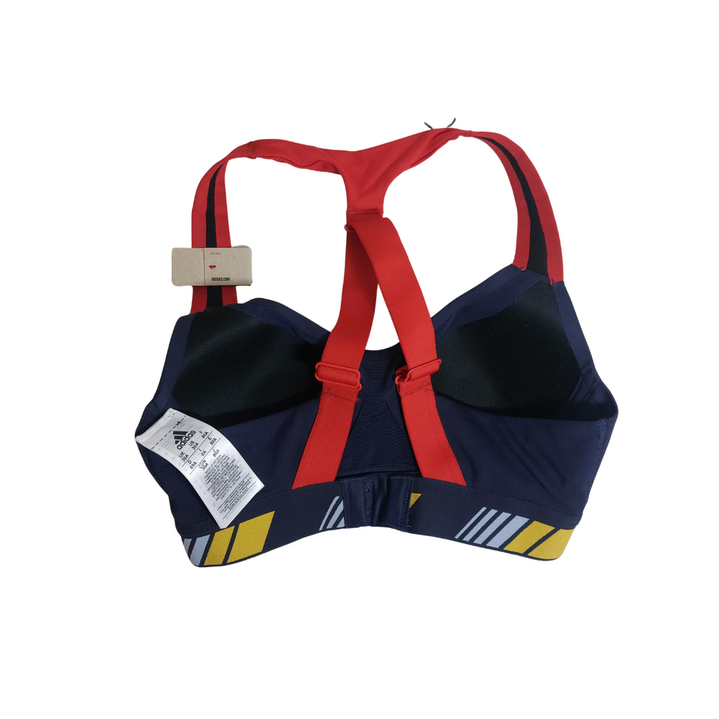 Adidas Navy & Red Sports Bra | Brand New |