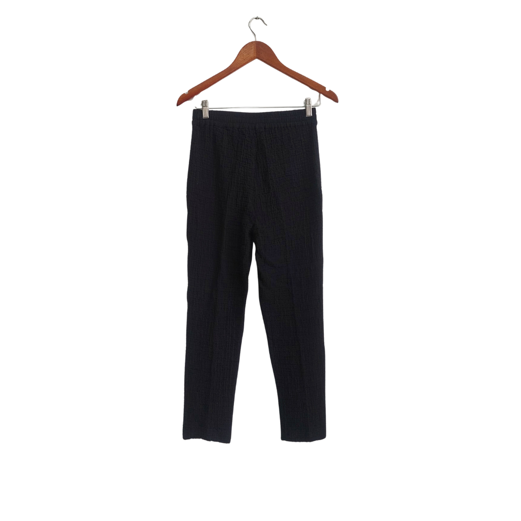 Zara Black Textured Pants | Like New |