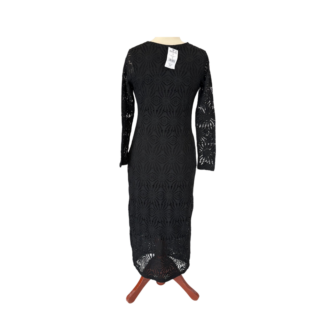 NEXT Black Lace Long Dress | Brand New |