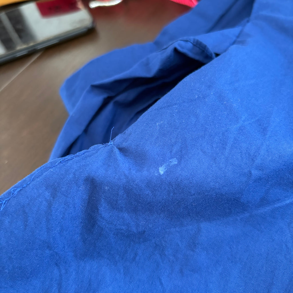 ZARA Royal Blue Collared Front Knot Top | Gently Used |