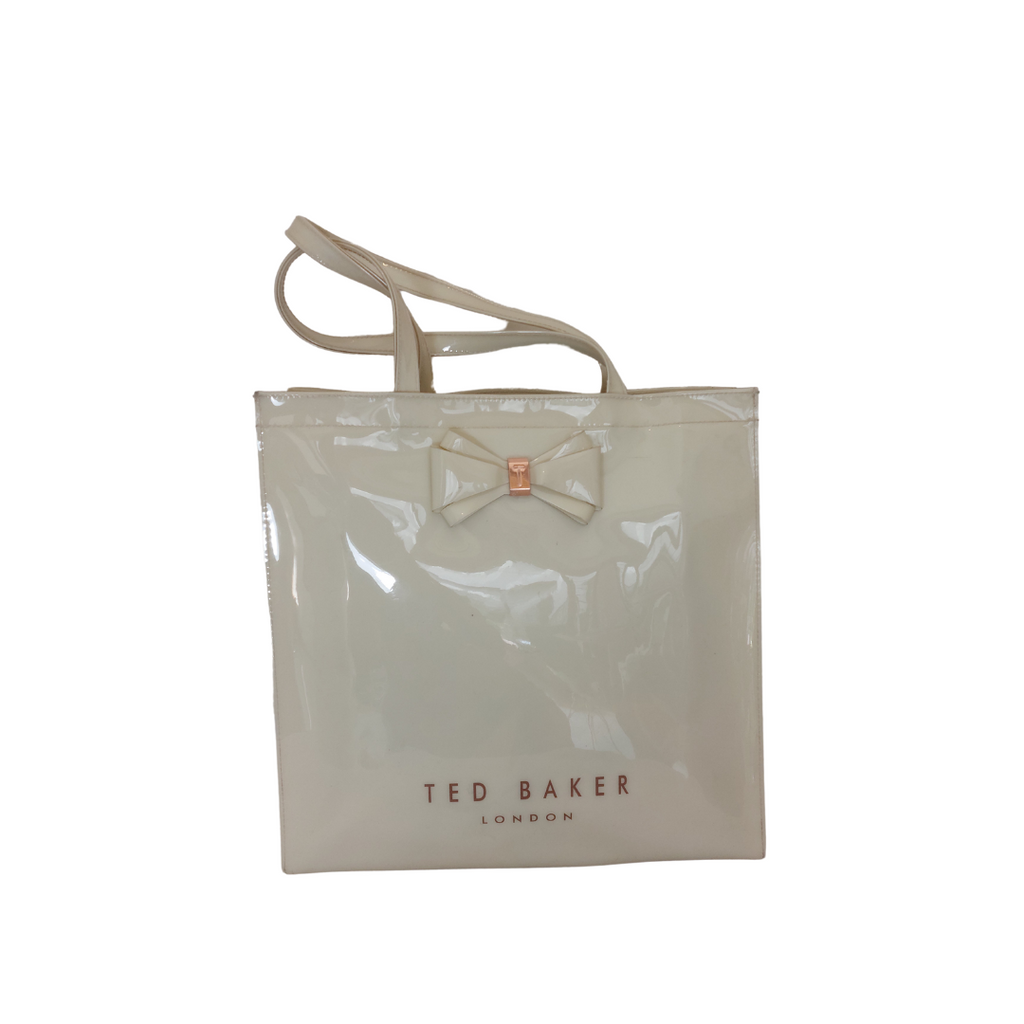 Ted Baker Off-white Jelly Bow Tote | Pre Loved |