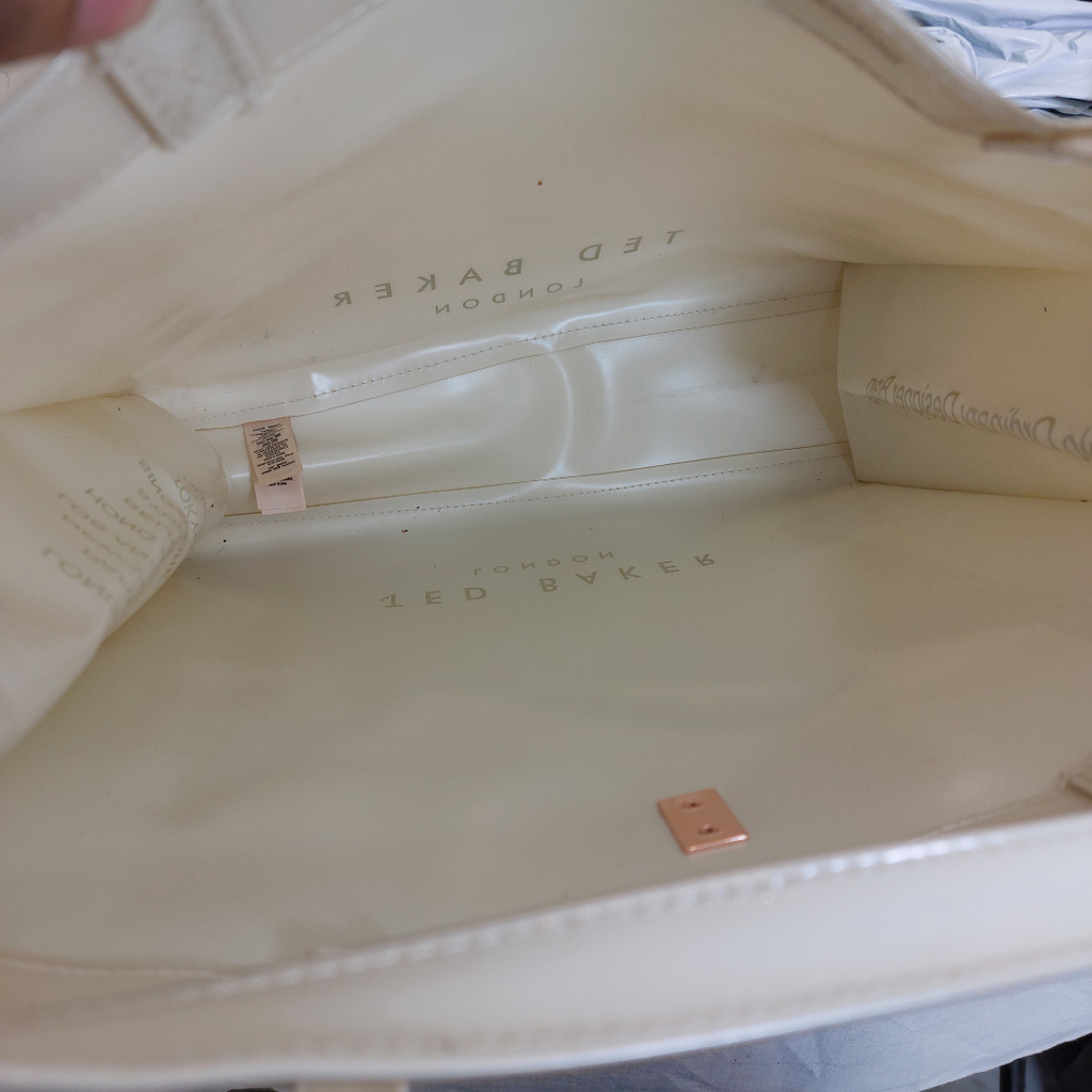 Ted Baker Off-white Jelly Bow Tote | Pre Loved |