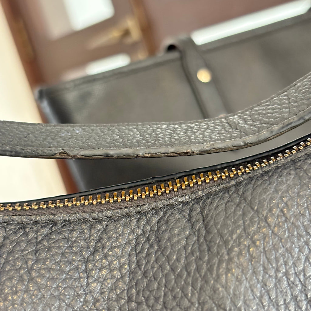 Kate Spade Black Pebbled Leather Shoulder Bag | Pre Loved |