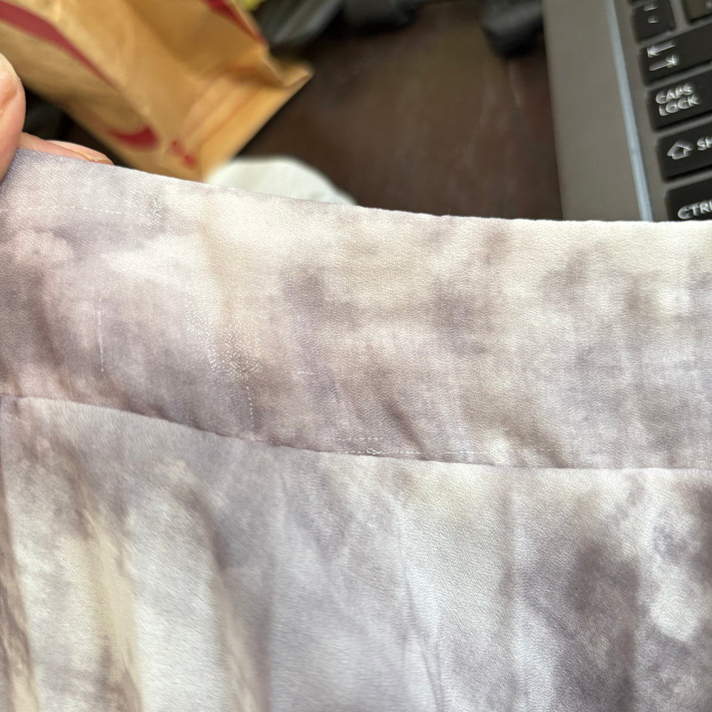New Look Grey & White Tie Dye Maxi Skirt | Gently Used |