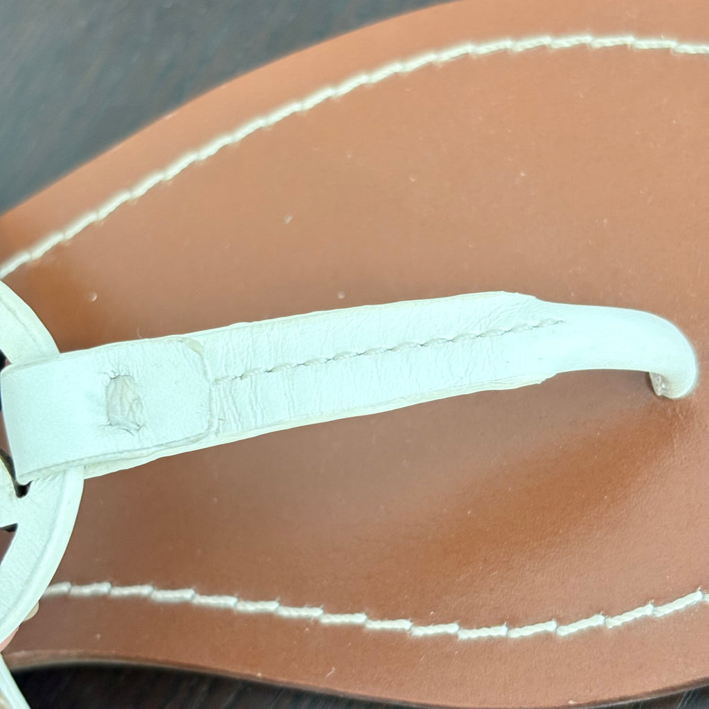 Tory Burch Ivory Gabriel Thong  | Pre Loved |