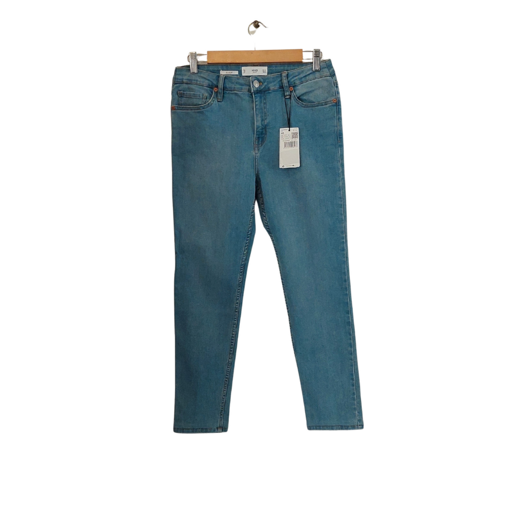Mango Blue Denim Straight Leg Jeans | Brand New |
