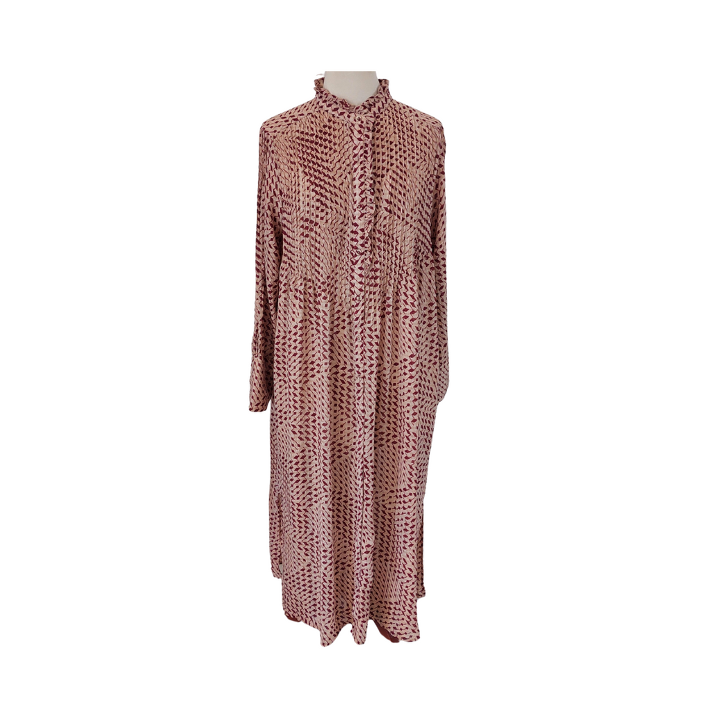 Next Peach & Red Printed Maxi Dress | Pre Loved |