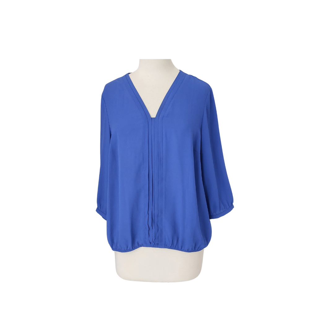 The Collection By Debenhams Blue Semi Sheer Blouse | Pre Loved |