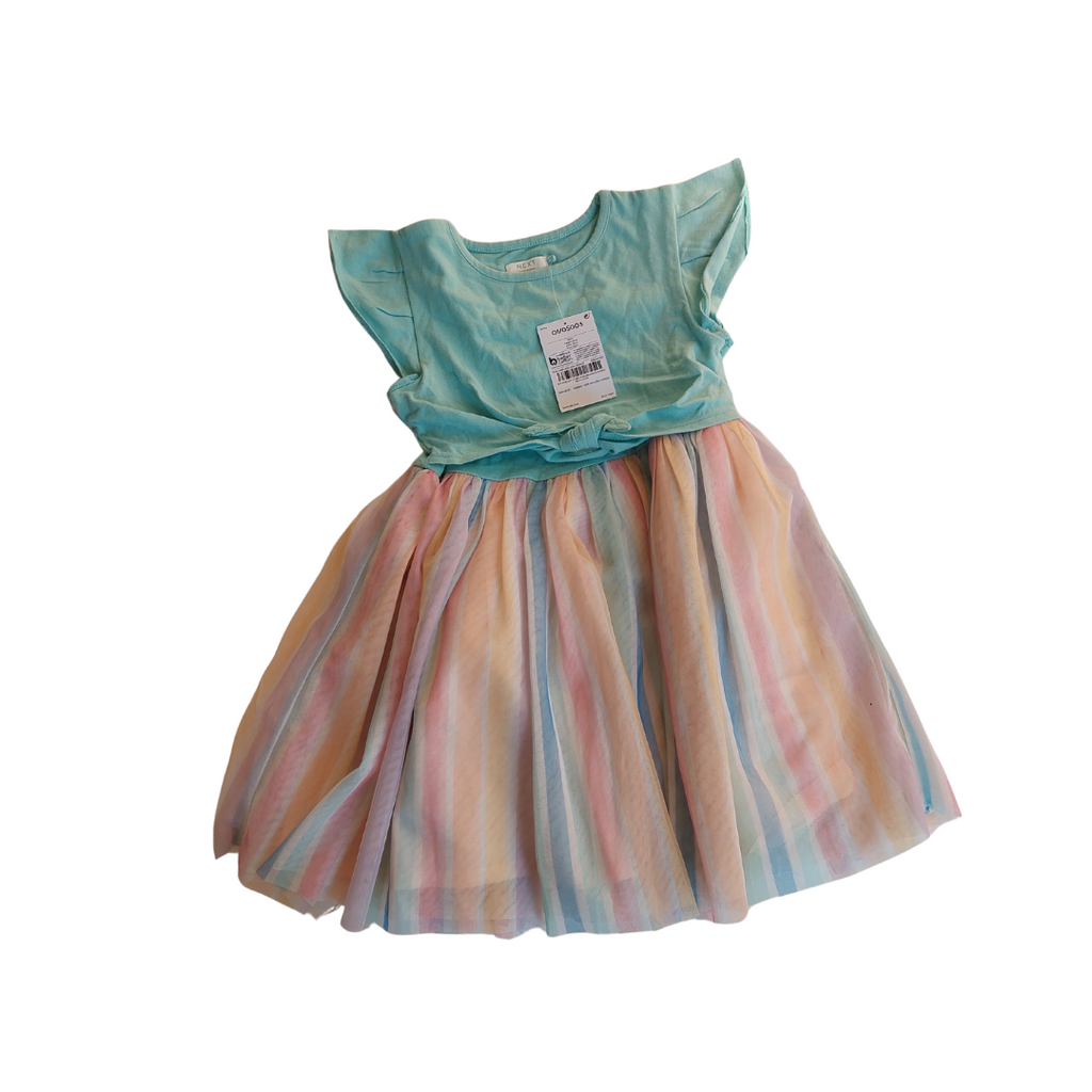 Next Light Blue Knot Detail Dress (3 Years) | Brand New |